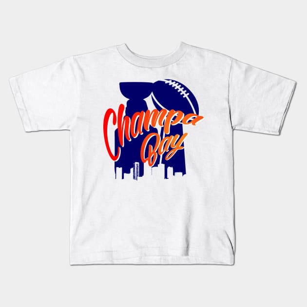 Champa Bay Kids T-Shirt by T73Designs